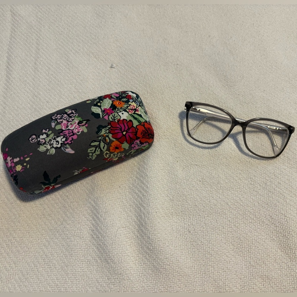 Vera Bradley Glasses with Floral Clamshell Case